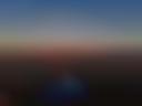 Sonnenaufgang hinter der Frankfurter Skyline