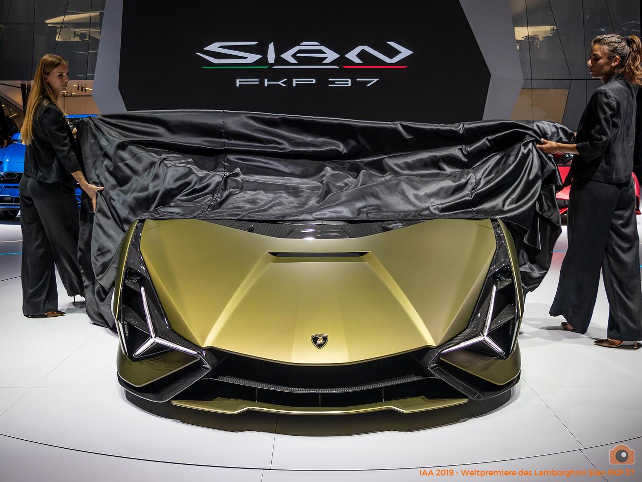 IAA 2019 - Weltpremiere des Lamborghini Siàn FKP 37