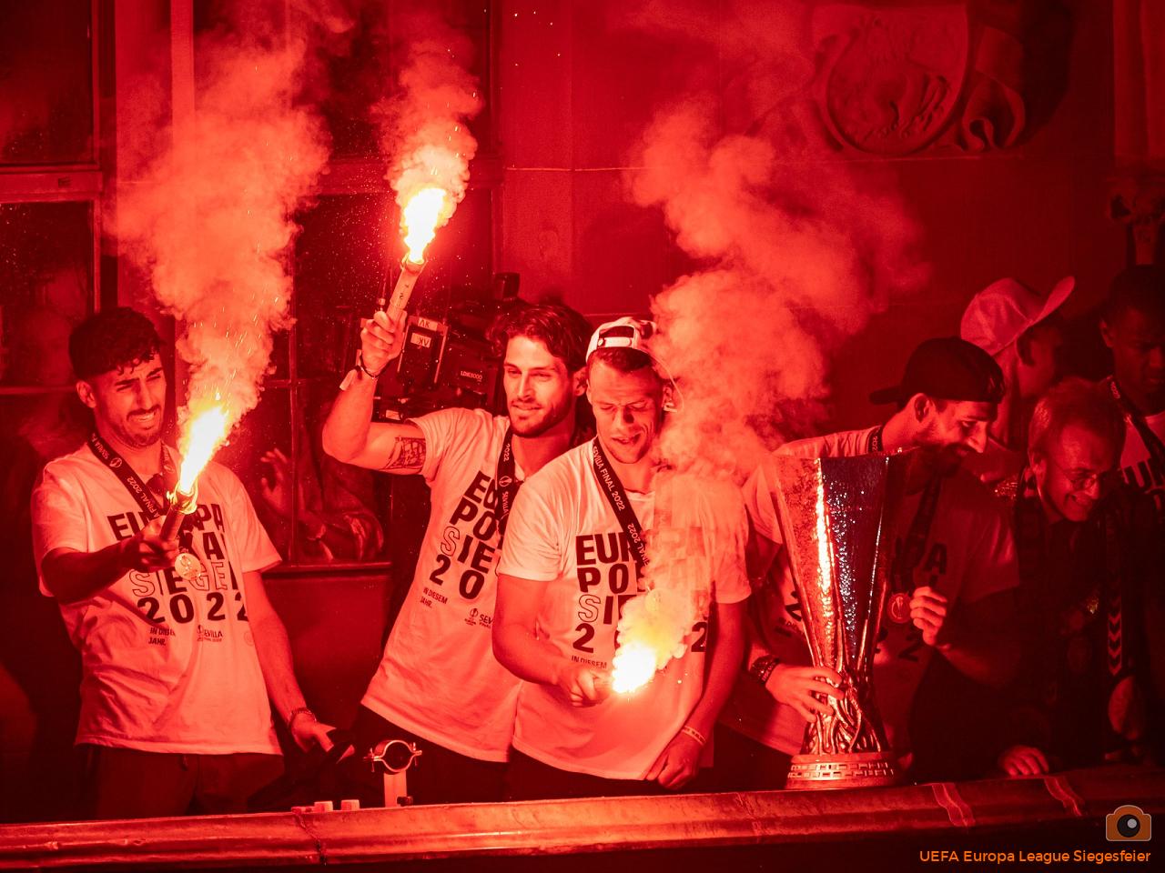 UEFA Europa League Siegesfeier