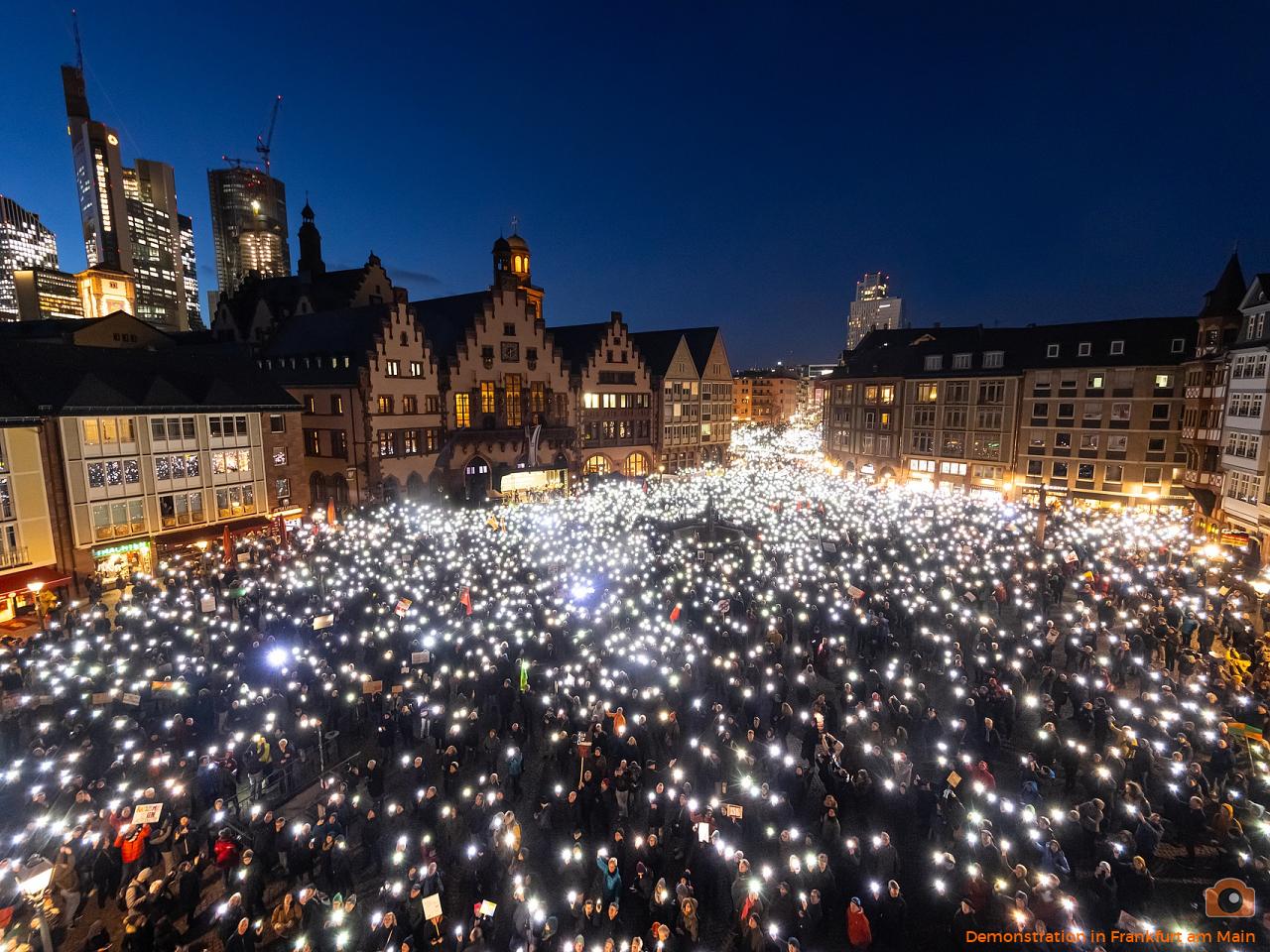 Demonstration in Frankfurt am Main