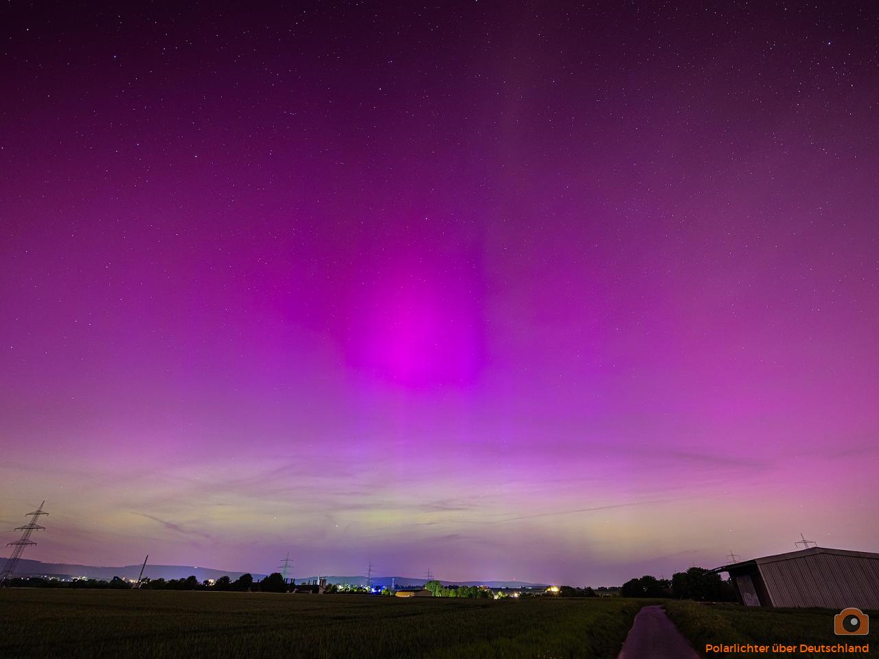 Polarlichter über Deutschland