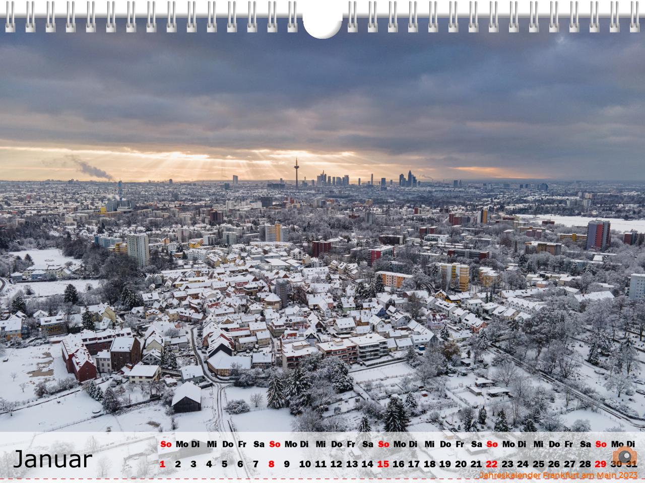 Jahreskalender Frankfurt am Main 2023