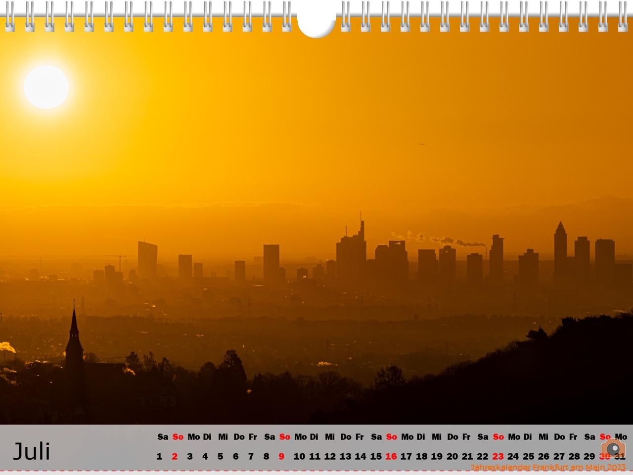 Jahreskalender Frankfurt am Main 2023