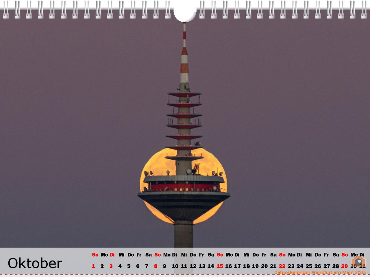 Jahreskalender Frankfurt am Main 2023