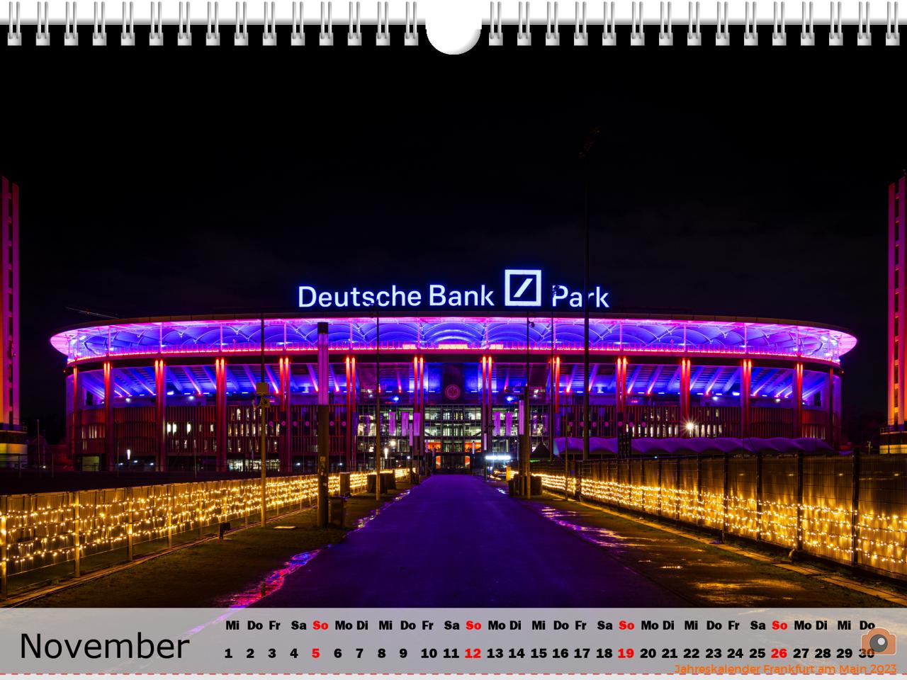 Jahreskalender Frankfurt am Main 2023