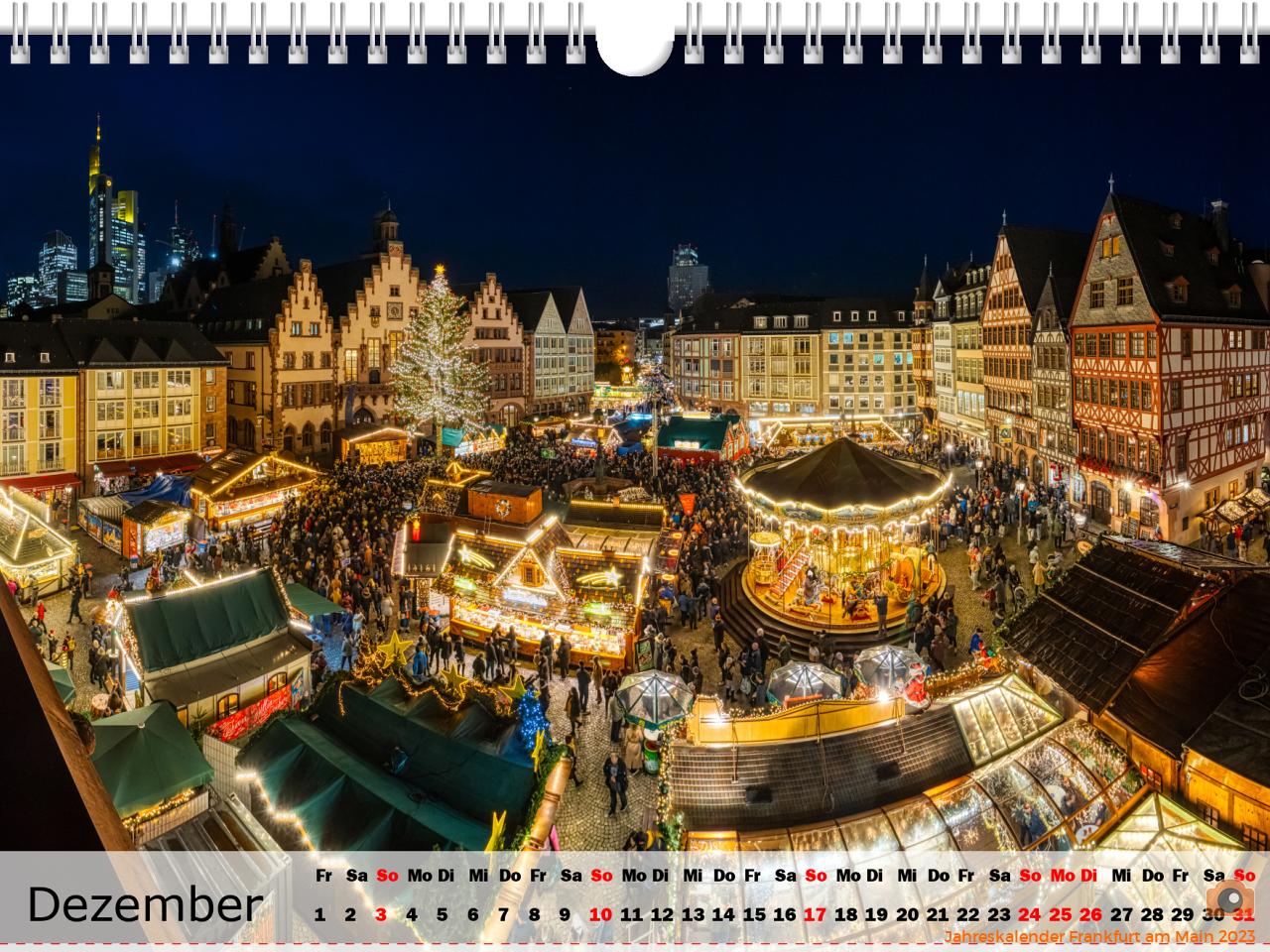 Jahreskalender Frankfurt am Main 2023