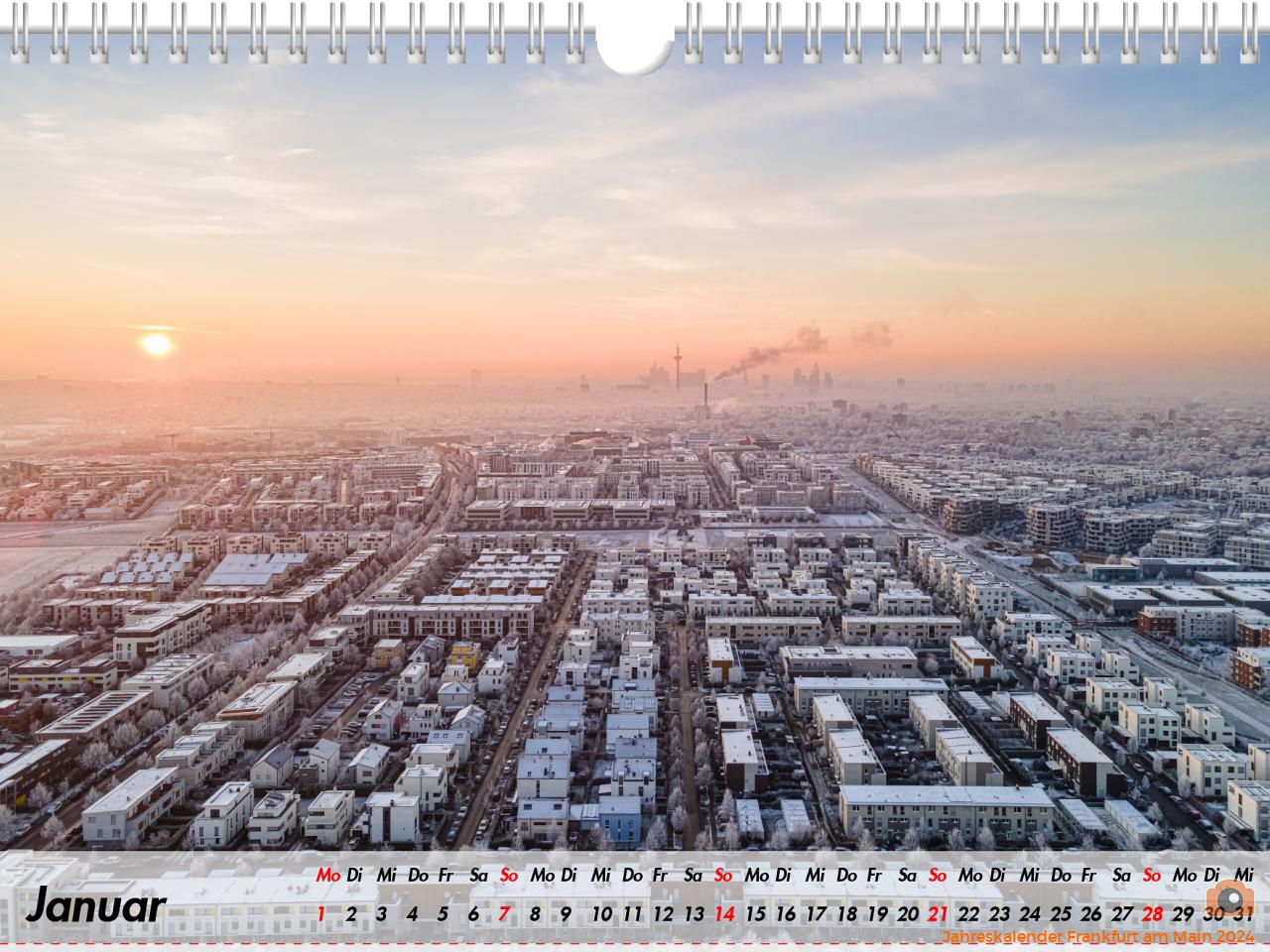 Jahreskalender Frankfurt am Main 2024