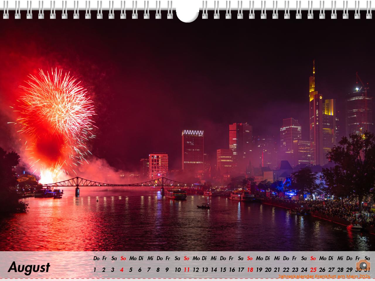 Jahreskalender Frankfurt am Main 2024
