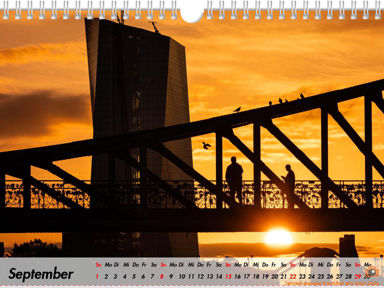 Jahreskalender Frankfurt am Main 2024